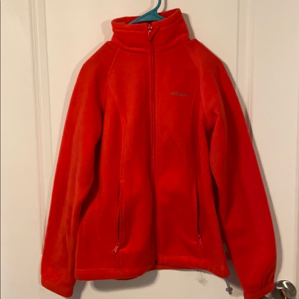 Columbia fleece jacket full zip
